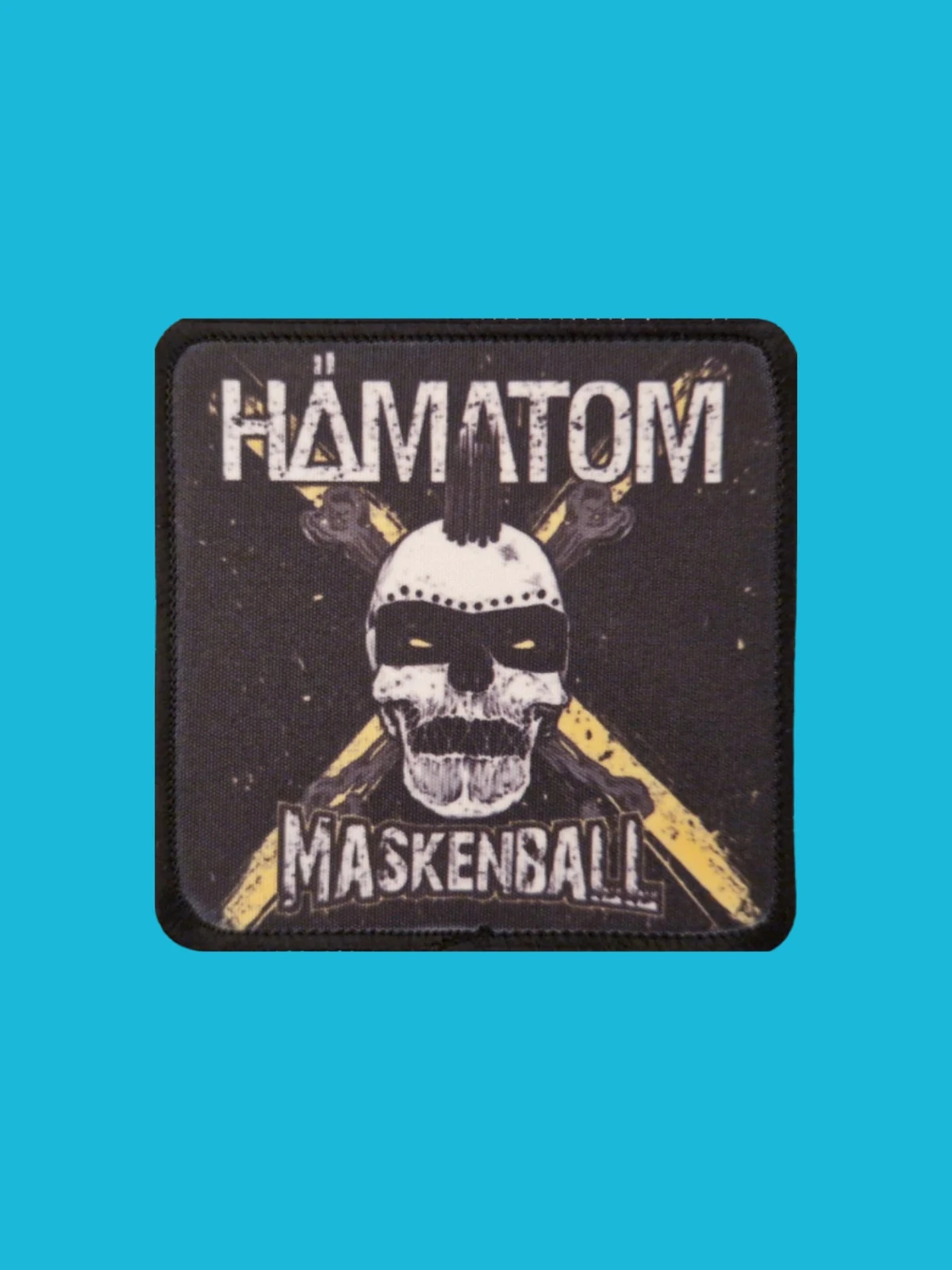Patch Hämatom - Maskenball - Imprimé - Carré de 7,5 x 7,5 centimètres